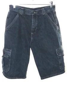 Boy Sz 14 Husky Shorts Blue Denim Cargo style Adjustable Waist by WranglerJeans  - Picture 1 of 9