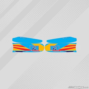 2011 FA ALONSO STYLE M5 SIDE POD STICKER KIT - KARTING - JakeDesigns - Picture 1 of 1