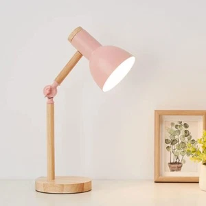 Nachttisch Lampen Schreibtisch Lampe mit E27-Glühbirne Umgebungs Licht - Bild 1 von 11