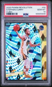 2020 Panini Revolution Stephen Curry 90 Cubic PSA 10 *JERSEY MATCH* 30/50 - Bild 1 von 2