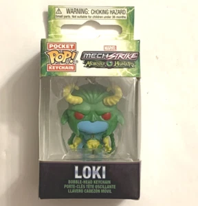 Funko Pocket POP! Llavero Marvel Mech Strike Monster Hunters LOKI - Nuevo - Imagen 1 de 7
