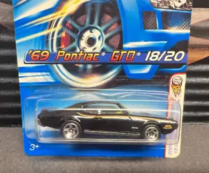 HOT WHEELS '69 1969 THE JUDGE GTO BLACK 2005 FIRST EDITION REALISTIX - Picture 1 of 7