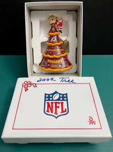 Danbury Mint Washington Redskins NFL Football Santa Star Christbaumschmuck - Bild 1 von 17