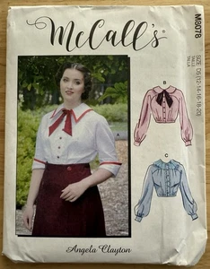 McCall's M8078 Angela Clayton Edwardian WW1 Downton Abby Muster Größe 12-20 - Bild 1 von 4