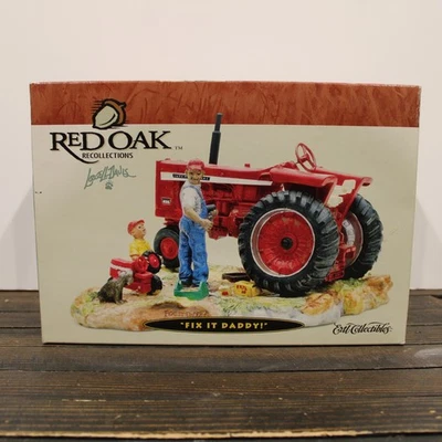 Ertl Red Oak Collections "Fix It Daddy" International Tractor Collectible - Image 1 of 4