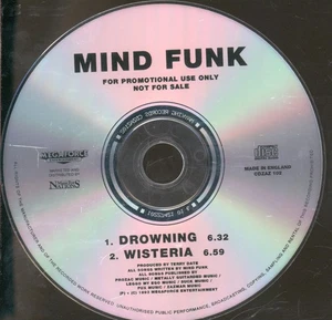 Mind Funk Drowning / Wisteria CD UK Megaforce 1993 Promo CD In Klarem PVC Sleeve - Bild 1 von 1