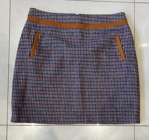 Joe Browns Tweed Mezcla de Lana Falda a Cuadros Bolsillos Forrados Reino Unido 16 - Imagen 1 de 5