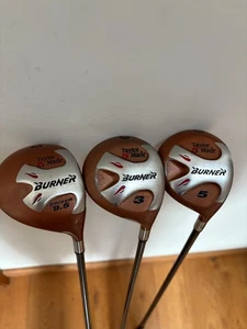 TaylorMade Burner Golfschläger Holz Set 1-Holz Driver 3-Holz 5-Holz S-90 Plus Flex - Bild 1 von 18