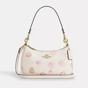 Coach Teri Hand Shoulder Bag Japan Exclusive Cherry Blossom Pattern CW379 Sakura - Picture 1 of 6