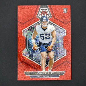2024 Mosaic Football #364 Red Sparkle Jonah Elliss RC Broncos - Picture 1 of 2