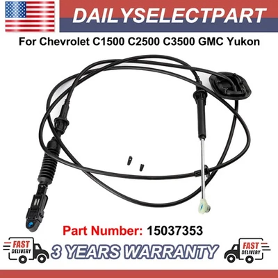For Chevrolet GMC K2500 Yukon 15037353 1PC Automatic Transmission Shifter Cable - Image 1 of 4
