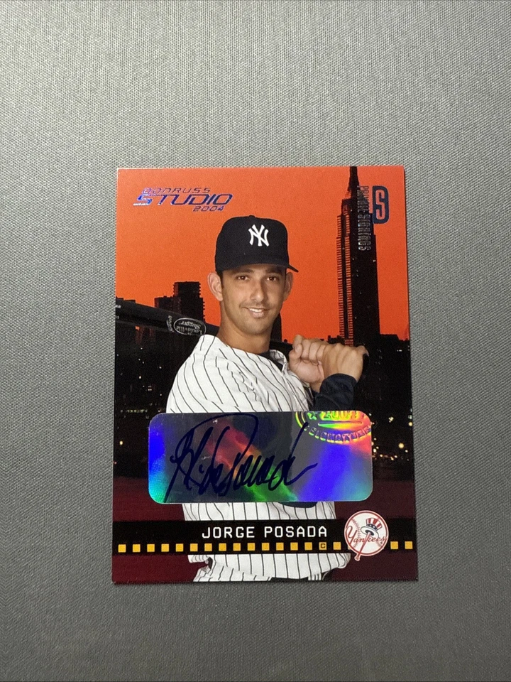 2004 年季后赛 Prestige Jorge Posada 签名私人签名 4/5 — 第 1/4 张图片
