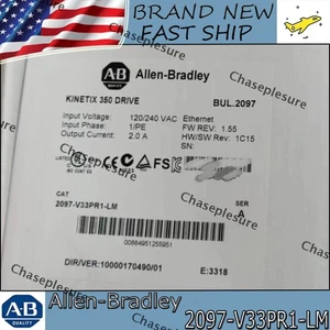 2097-V33PR1-LM NEU NEU SPS Kinetix 350 500 W Servoantrieb kostenloser Versand US-Bestand - Bild 1 von 5