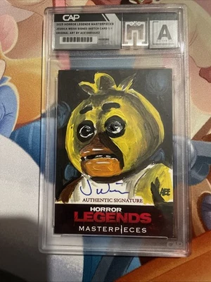 2025 Horror Legends Jessica Weiss Autograph Auto Sketch by Ace Enriquez Card - Image 1 of 3
