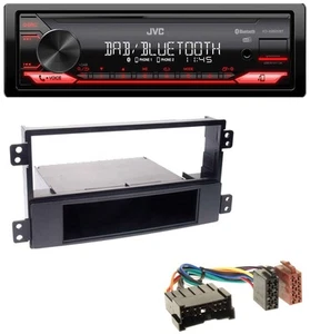 JVC Bluetooth USB DAB MP3 Autoradio für Hyundai Sonata NF 02-05 schwarz - Bild 1 von 7
