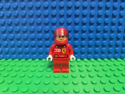 Lego Felipe Massa Minifigura F1 Ferrari Racer 8672 CMF Lote Raro Retirado rac027s Foto 1 de 4