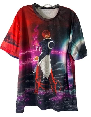 VERY RARE SNK The King of Fighters OROCHI IORI Shirt Adult Size XXL Comic Con Foto 1 de 4
