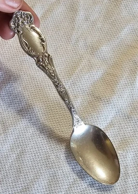 Old Antique Simeon L George H Rogers -Voilet Pattern -1905 Silver Plated Spoon - Image 1 of 4