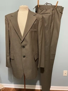 Vintage Men’s Suit Jacket Slacks Pants Dead Stock 44 Long - Picture 1 of 8