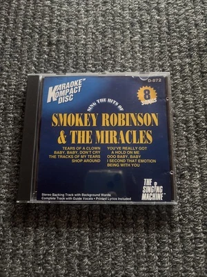 Smokey Robinson & The Miracles Karaoke Kompact Disc The Singing Machine Rare NEW - Image 1 of 4