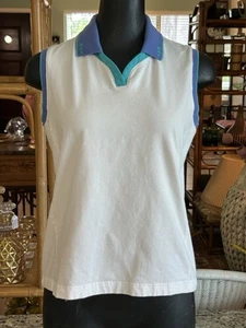Vintage Lily’s of Beverly Hills Women’s Tennis Pickleball Golf Sleeveless Top M - Picture 1 of 19