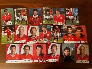 22 Autogramme NATIONALTEAM SCHWEIZ-SFV-Sammlung-Konvolut-Fussball-signiert-AK - Bild 1 von 2