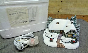 Hawthorne Village "Christmas Cottage" THOMAS KINKADE 79756 mit Echtheitszertifikat 2002 - Bild 1 von 7
