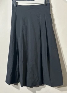 Falda Uniqlo Negra Hasta la Rodilla Forrada Mujer Talla Mediana Cintura 28-29 - Imagen 1 de 4