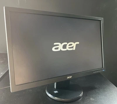 Acer V203HL 20” Widescreen LCD Monitor – 1600x900 HD+, VGA/DVI, Tested - Image 1 of 4