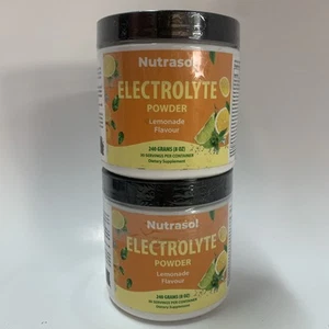 2x Nutrasol Advance Electrolytes w/Key Nutrients Lemonade 5/25 - Picture 1 of 5