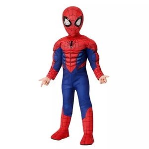 Spirit Halloween Toddler Spider-Man Classic Muscle Suit Costume Marvel Size Vary - Picture 1 of 2