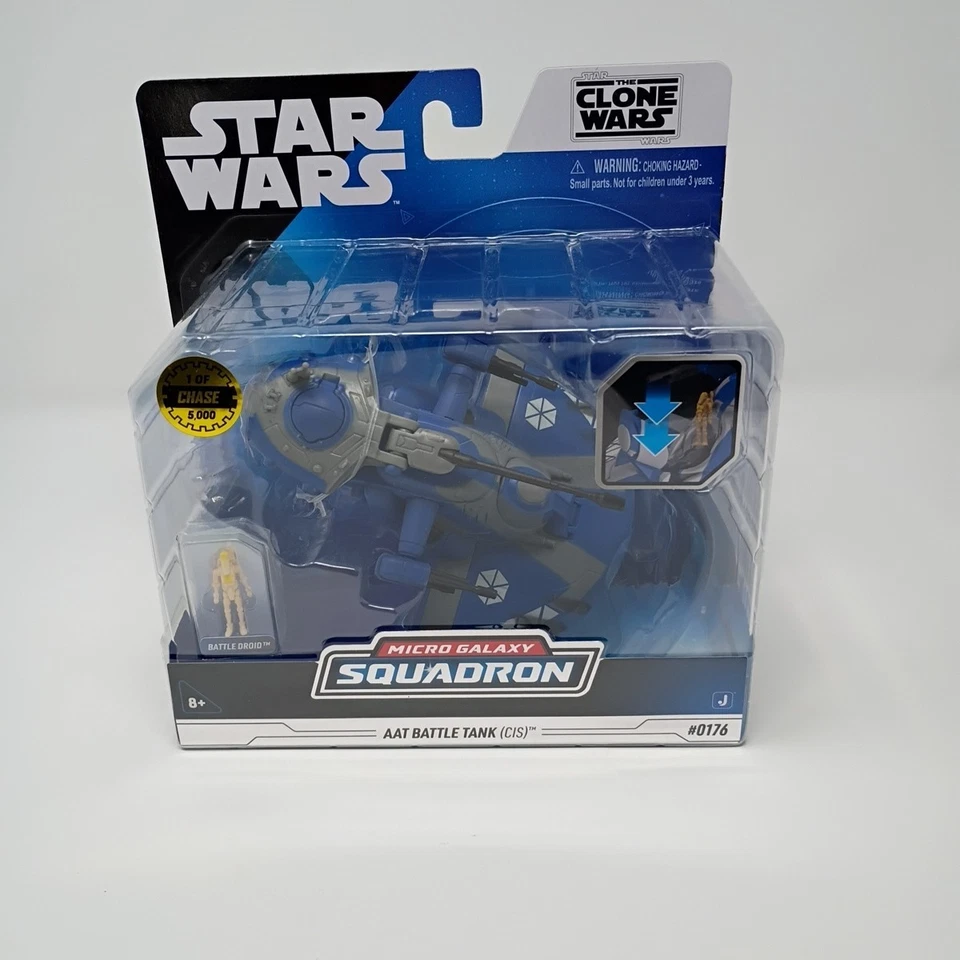 Jazwares Star Wars Micro Galaxy Squadron AAT Battle Tank (CIS) #0176 - Chase