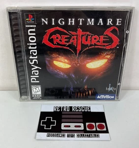 Nightmare Creatures PS1 PlayStation 1 Game CIB Complete Manual NTSC Horror - Picture 1 of 11