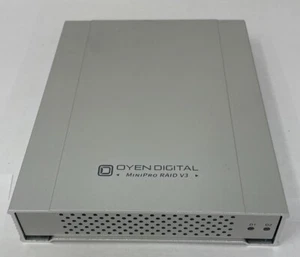 Disque dur externe double baie Oyen Digital MiniPro RAID V3 - POUR PIÈCES - EN L'ÉTAT - Photo 1/6