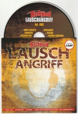 ✪ ROCK HARD LAUSCHANGRIFF #9/2011 METAL-MAGAZIN CD-SAMPLER NEUW. TOP NM-VG+ - Bild 1 von 3