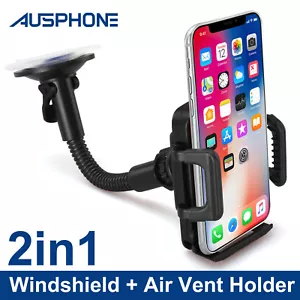 360° Universal Car Windscreen Mobile Phone Holder Mount GPS Dashboard Cradle AU - Picture 1 of 8