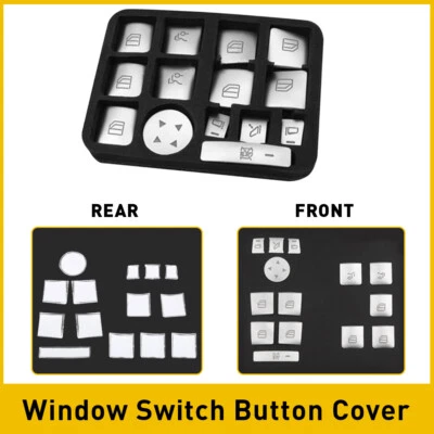 Fit for Mercedes Benz CLA250 Car Door Armrest Window Switch Button Cover Trim - Image 1 of 4
