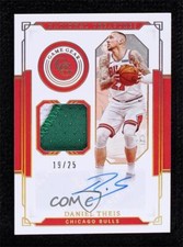 2020 Panini National Treasures Game Gear 19/25 Daniel Theis #GG-DTH Patch Auto