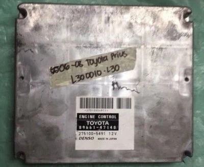 Ordenador ECM 89661-47140 ECU 2006-2008 Toyota Prius Foto 1 de 2