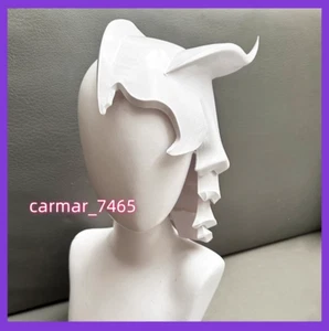 BLEACH Ulquiorra Cifer Halloween Cosplay Half Face Mask PLA Helmet Headgear Prop - Picture 1 of 2