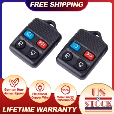 Para Ford Repuesto Alarma Control Remoto Entrada Sin Llave Llavero Clicker 4 Botones Foto 1 de 4