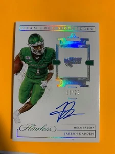 2021 PANINI IMPECCABILE JAELON DARDEN 11/25 AUTOGRAFO SQUADRA LOGO FIRME - Foto 1 di 1