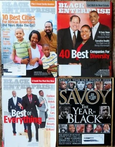 BLACK ENTERPRISE Magazine - Three (3) Issues + Savoy from 2004-2007 - Picture 1 of 3