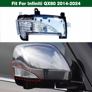 Right Side Rearview Mirror Turn Signal Light Indicator For Infiniti QX80 2014-24 - Picture 1 of 8