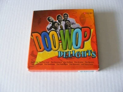 "Doo-Wop Delights". 4 Cd Set Mint Made In The U.K. 100 Hits. Proper Records Foto 1 de 4