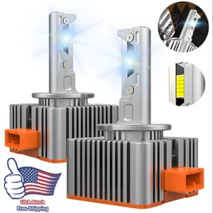 Kit de conversión de 2 bombillas LED D3S D3R 200W 6000K súper blancas HID xenón - Imagen 1 de 11
