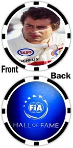 YANNICK DALMAS - FIA HALL OF FAME - POKER CHIP - FORMULA 1 , F1 , BOXCARS - Bild 1 von 2