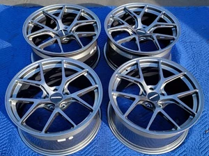 18" Lightweight forged Scion FR-S Subaru BRZ Speedwell grey / black wheels rims - Picture 1 of 13