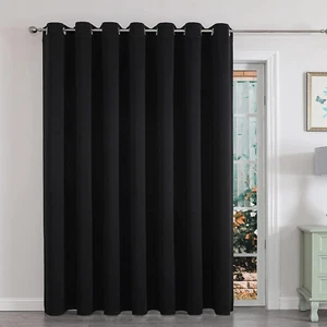 Curtains for Sliding Glass Doors, Blackout Curtains 100 X 84 Inches, Extra Wide - Picture 1 of 8