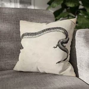 FUNDA ALMOHADA FUNDA COJÍN|SALAMANDRA SERPIENTE ANFIUMA - Imagen 1 de 7